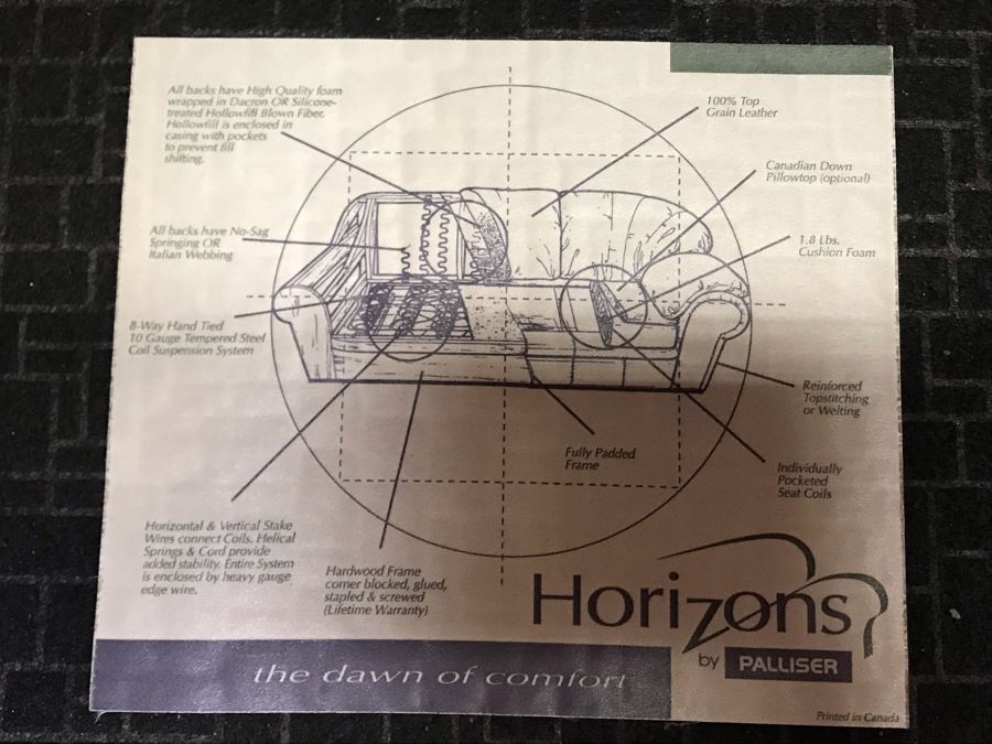 Palliser Horizons Leather Sofa [Photo 11]