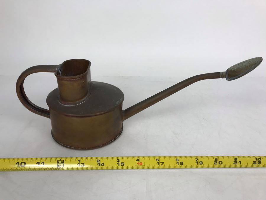 Vintage Copper Genuine Haws Indoor Watering Can England 14W X 4H - LJE [Photo 1]