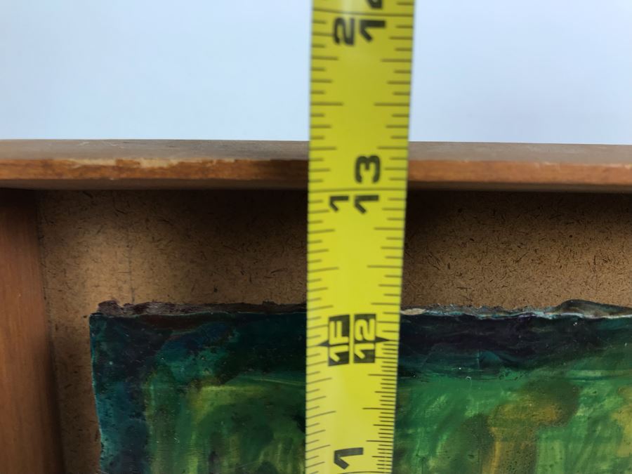 Vintage 1967 Mid-Century Original Painting By L. Rosing 11W X 13H Frame - LJE [Photo 13]