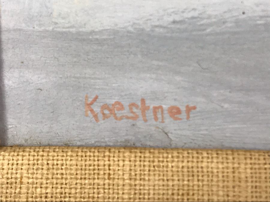 Original Don Koestner (1923-2009) Painting Poet Laureate Of Minnesota Impressionism 18 X 12 - LJE [Photo 7]