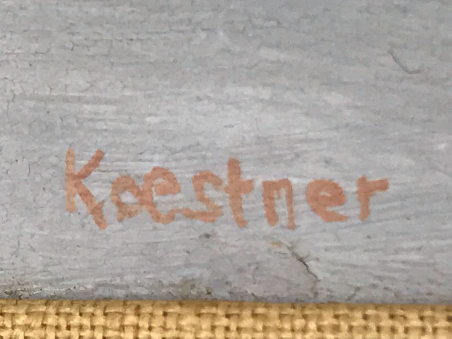 Original Don Koestner (1923-2009) Painting Poet Laureate Of Minnesota Impressionism 18 X 12 - LJE [Photo 8]