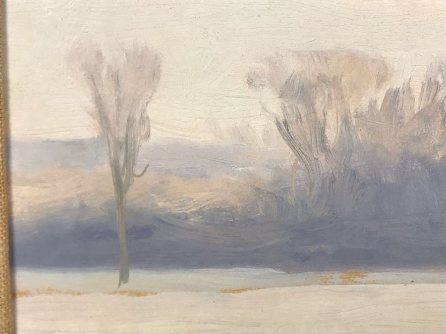 Original Don Koestner (1923-2009) Painting Poet Laureate Of Minnesota Impressionism 18 X 12 - LJE [Photo 11]