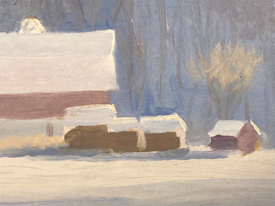 Original Don Koestner (1923-2009) Painting Poet Laureate Of Minnesota Impressionism 18 X 12 - LJE [Photo 10]