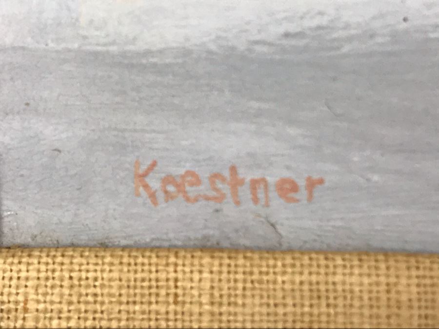 Original Don Koestner (1923-2009) Painting Poet Laureate Of Minnesota Impressionism 18 X 12 - LJE [Photo 6]