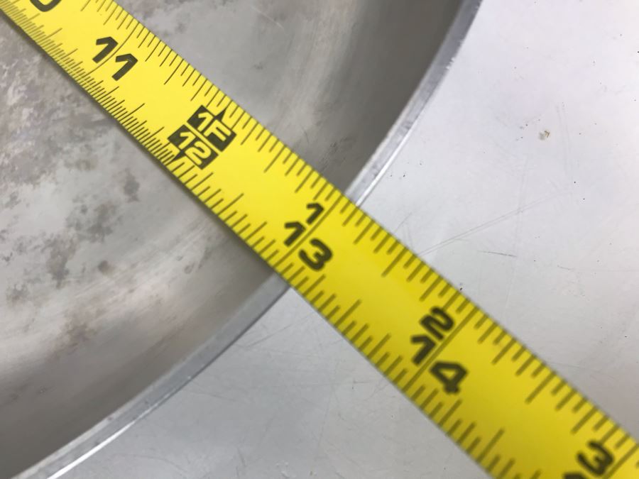 Pair Of All-Clad Stainless Steel Professional Double Handled Pots With Lids [Photo 12]