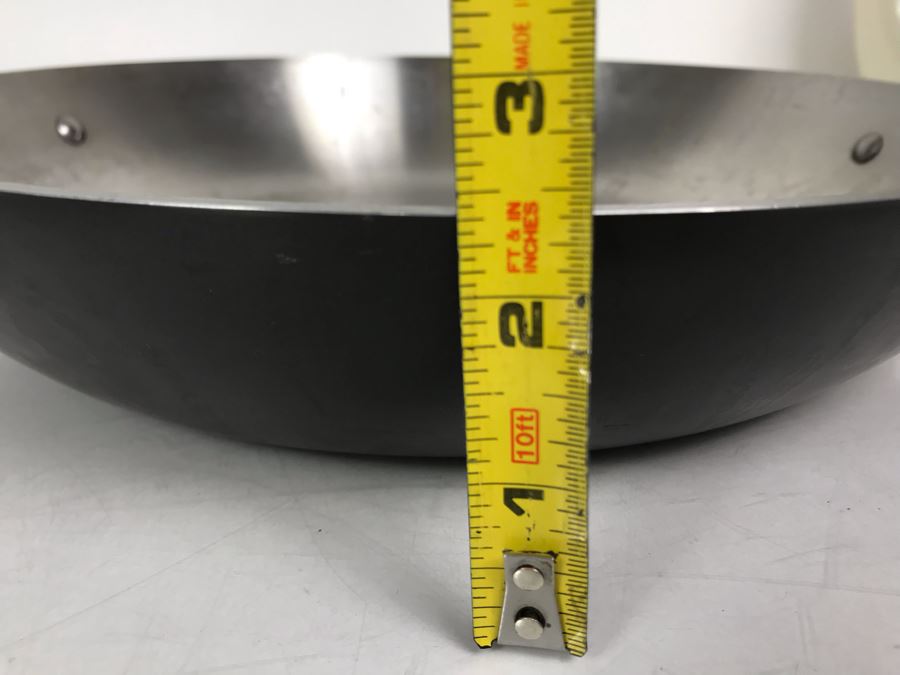 Pair Of All-Clad Stainless Steel Professional Double Handled Pots With Lids [Photo 13]