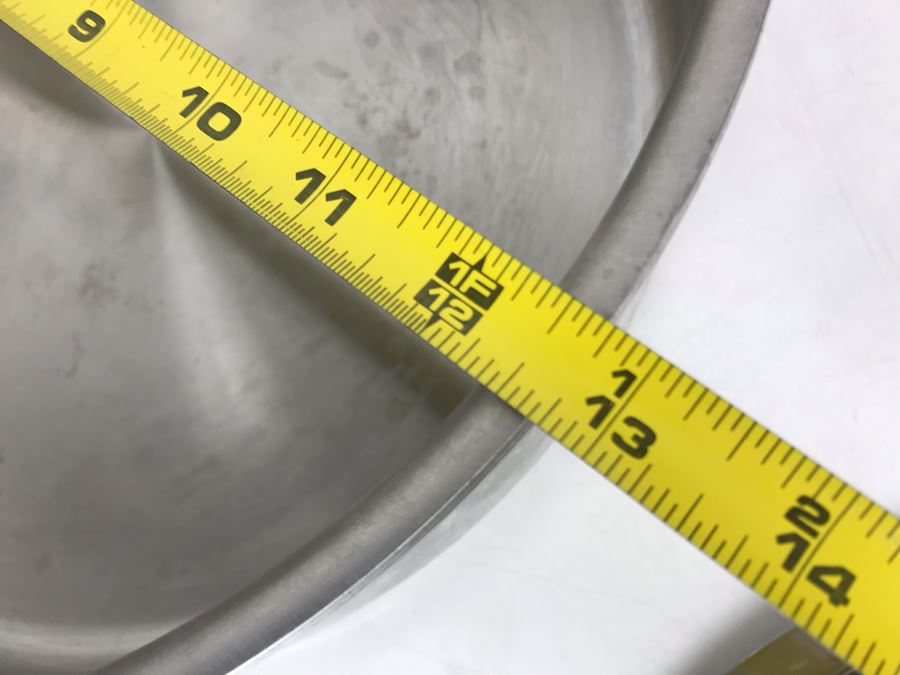 Pair Of All-Clad Stainless Steel Professional Double Handled Pots With Lids [Photo 10]