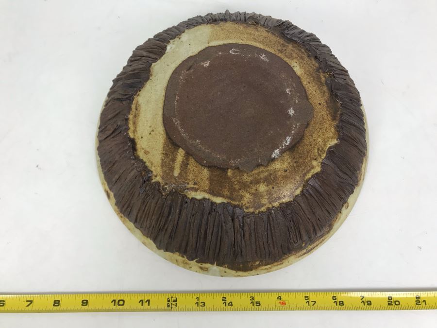 Signed Pottery Bowl 11R X 3H [Photo 4]