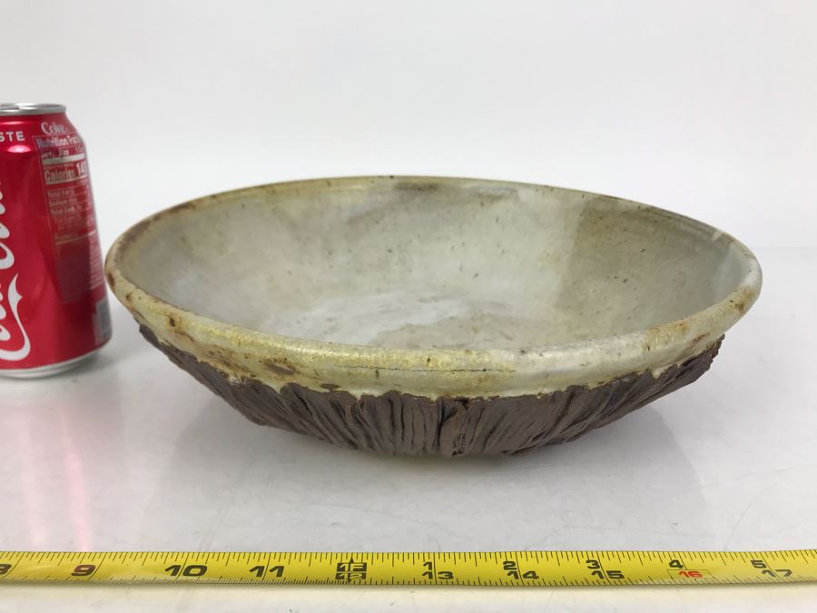 Signed Pottery Bowl 11R X 3H [Photo 2]