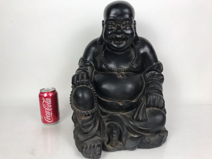 Large Chinese Resin Buddha Sculpture