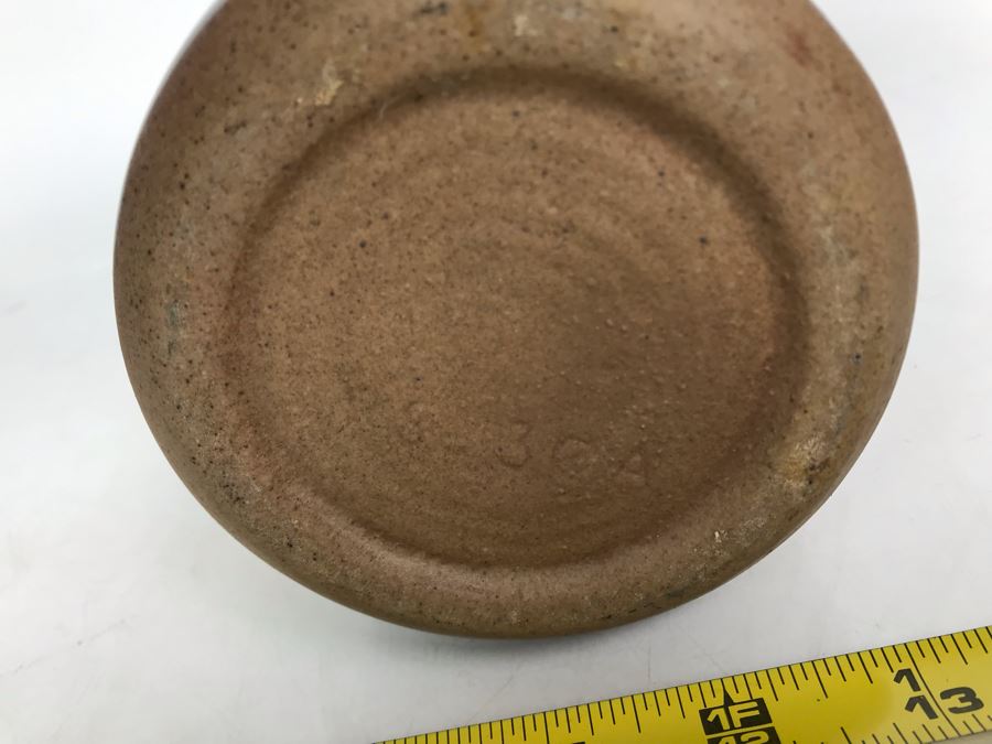 Signed Mid-Century Art Pottery Vase 7H [Photo 8]