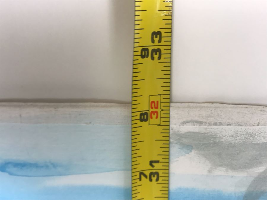 Original Signed Painting Of Native American Reservation By Maria 'Van Den Haag' Becker 40W X 32H [Photo 11]