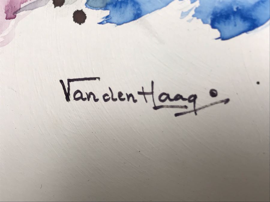 Original Signed Painting Of Balboa Park By Maria 'Van Den Haag' Becker 36W X 32H [Photo 7]