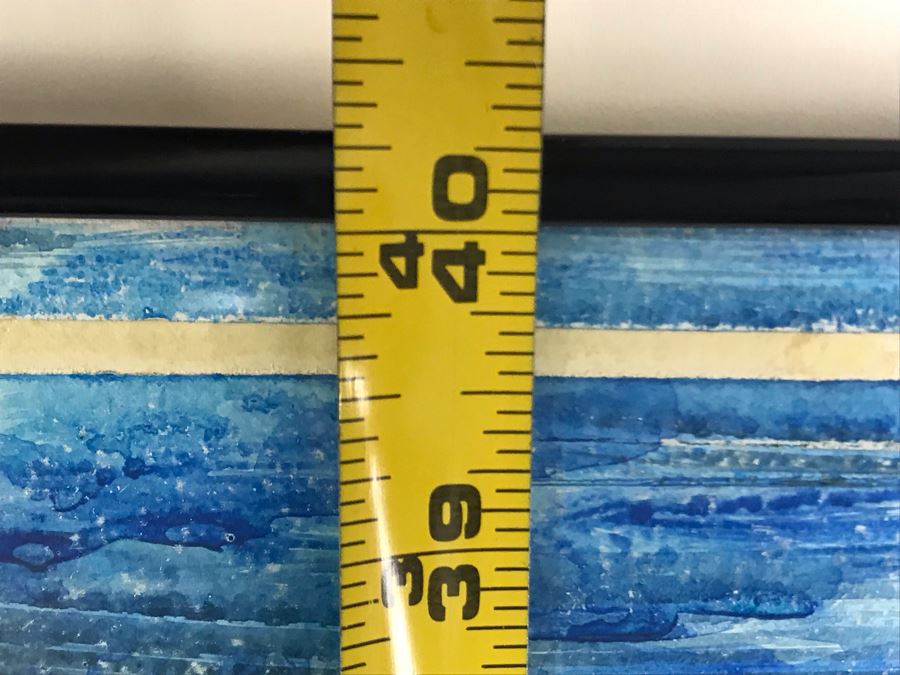 Original Signed Painting Of San Diego Bay Sea Lion Seal On Buoy By Maria 'Van Den Haag' Becker 32W X 40H [Photo 11]