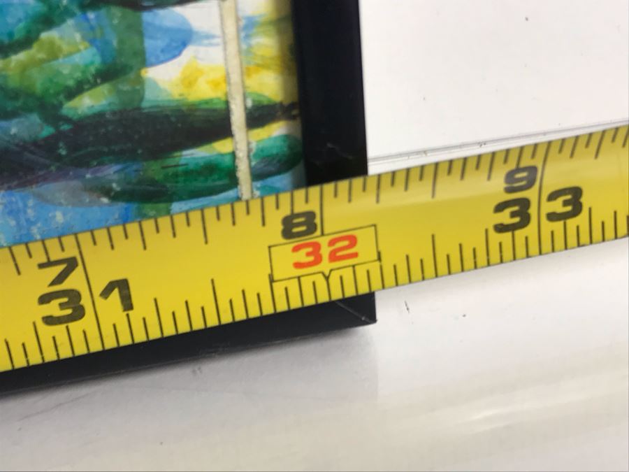 Original Signed Painting Of San Diego Bay Sea Lion Seal On Buoy By Maria 'Van Den Haag' Becker 32W X 40H [Photo 10]