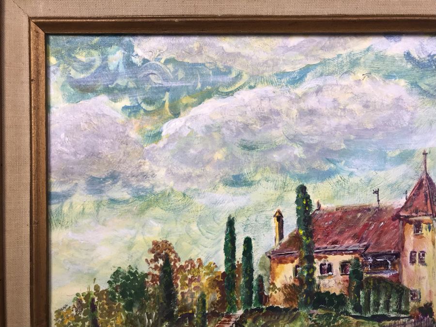 Original Signed Painting By Maria 'Van Den Haag' Becker 20W X 16H [Photo 8]