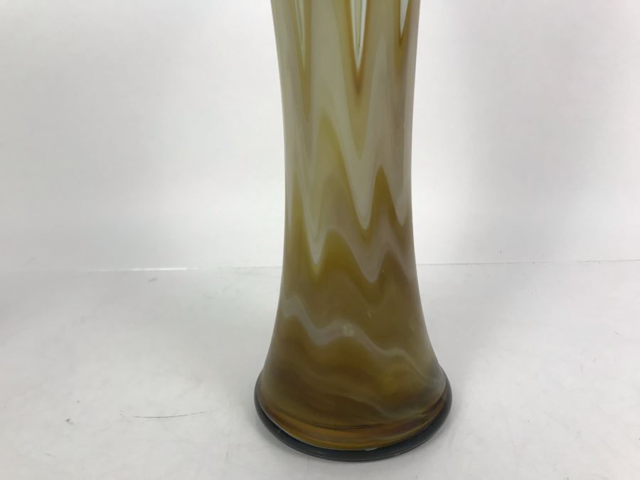 Hand Blown Glass Vase 17H [Photo 3]