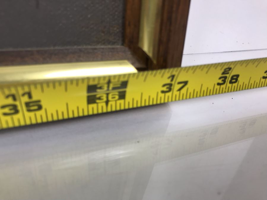 Vintage Mid-Century Oil Painting On Canvas By Robert McCaine 37 X 37 [Photo 7]