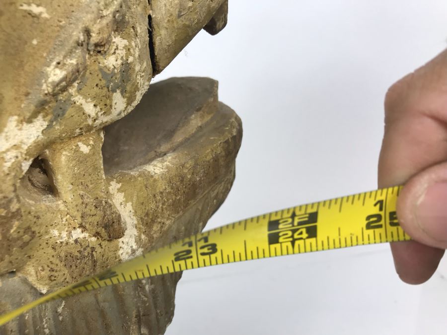 Old Chinese Large Hand Carved Wooden Turtle Sculpture With Writing On Turtle Shell 25W X 17D X 15H [Photo 26]