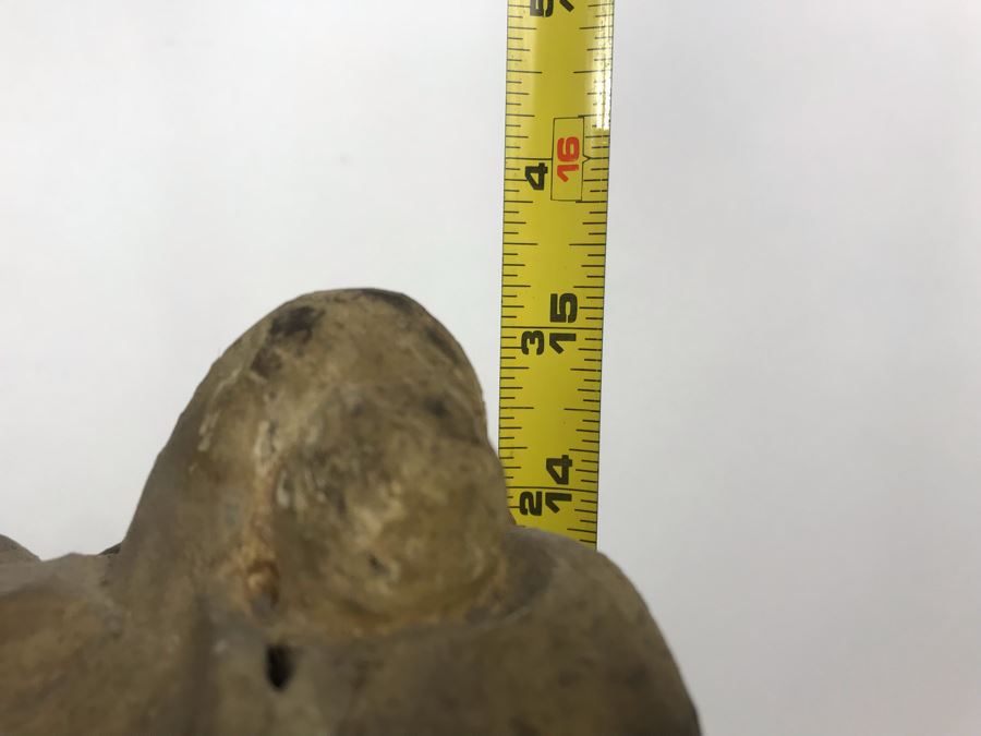 Old Chinese Large Hand Carved Wooden Turtle Sculpture With Writing On Turtle Shell 25W X 17D X 15H [Photo 29]