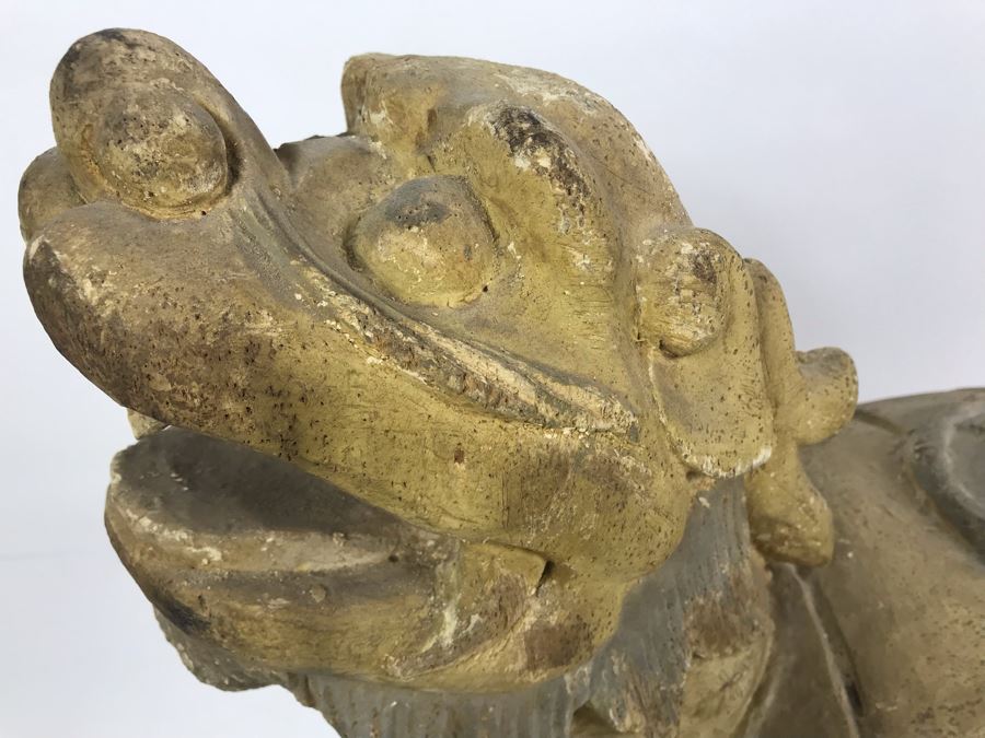 Old Chinese Large Hand Carved Wooden Turtle Sculpture With Writing On Turtle Shell 25W X 17D X 15H [Photo 9]