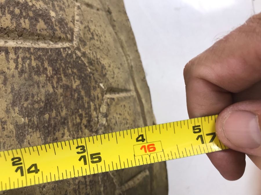 Old Chinese Large Hand Carved Wooden Turtle Sculpture With Writing On Turtle Shell 25W X 17D X 15H [Photo 28]