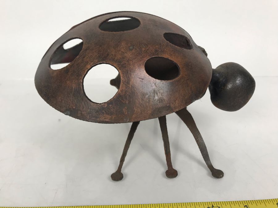 Metal Ladybug Sculpture 8W X 7D X 4.5H [Photo 5]