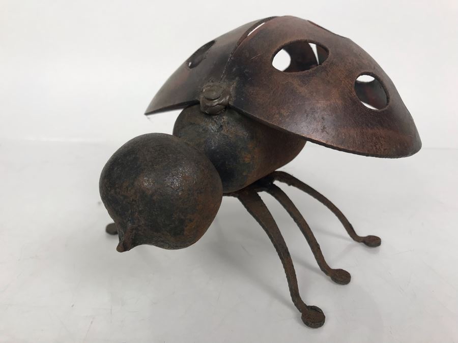 Metal Ladybug Sculpture 8W X 7D X 4.5H [Photo 4]