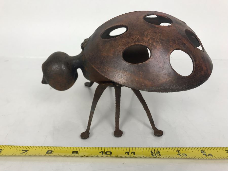 Metal Ladybug Sculpture 8W X 7D X 4.5H [Photo 1]