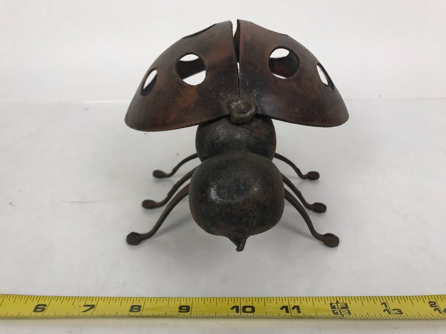 Metal Ladybug Sculpture 8W X 7D X 4.5H [Photo 7]