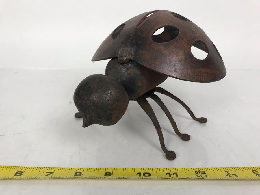 Metal Ladybug Sculpture 8W X 7D X 4.5H [Photo 3]