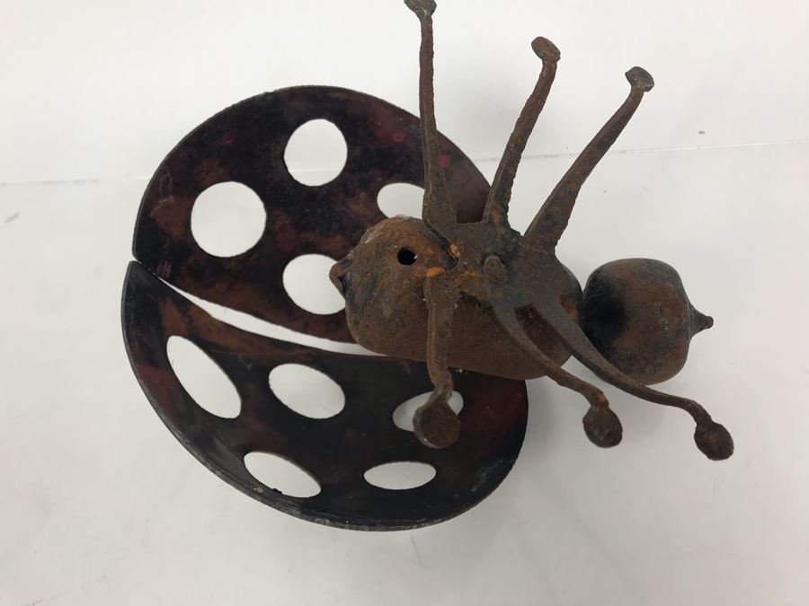 Metal Ladybug Sculpture 8W X 7D X 4.5H [Photo 6]