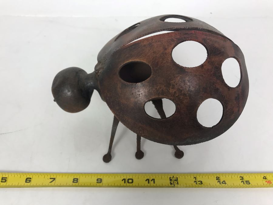 Metal Ladybug Sculpture 8W X 7D X 4.5H [Photo 2]