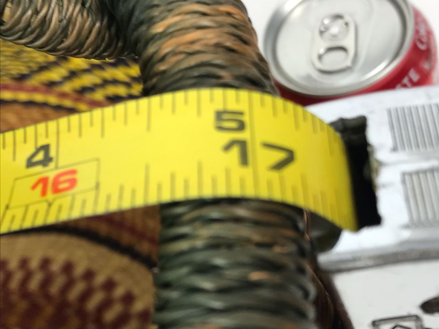 New Alaffia Authentic Market Basket Handwoven African Grass Basket With Tags [Photo 6]