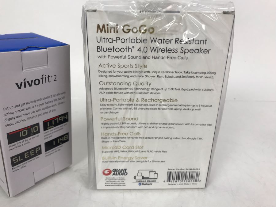 Garmin Vivo Fit 2 Activity Tracker And New Giant Audio Mini GoGo Bluetooth Water Resistant Wireless Speaker [Photo 6]