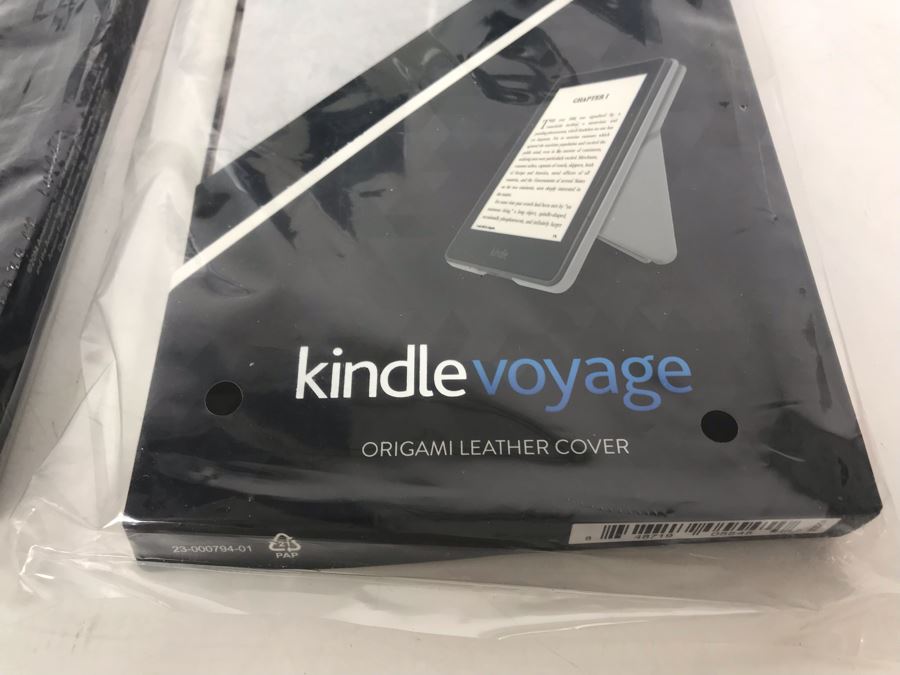 New Kindle Voyage E-Reader, Kindle Voyage Origami Leather Cover, Kindle Protective Cover And Kindle Fire Cord [Photo 6]