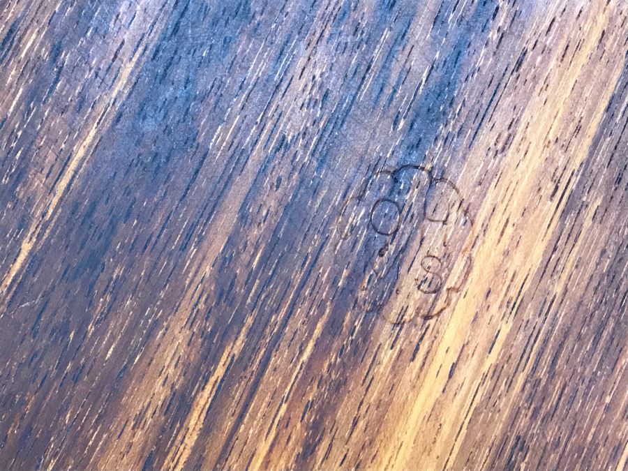 Signed Turned Wooden Bowl 11R X 3H [Photo 5]