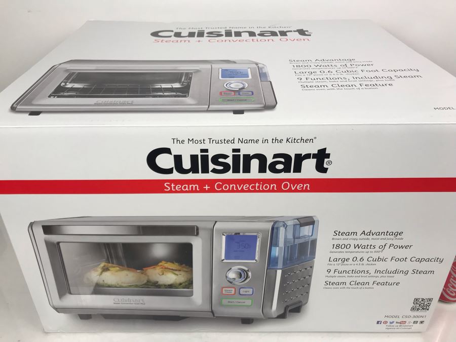 Cuisinart Steam + Convection Oven Model CSO300N1 Never Used With Box