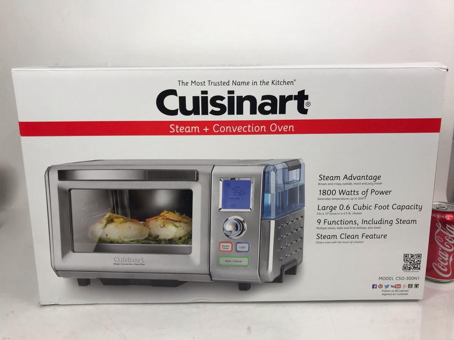 Cuisinart Steam + Convection Oven Model CSO-300N1 Never Used With Box