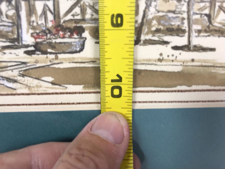 Original Signed Painting Of Carlsbad By Maria 'Van Den Haag' Becker 14W X 10.5H [Photo 10]