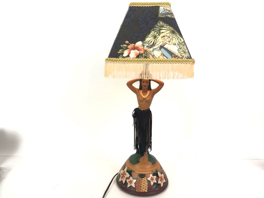 Hula Girl Table Lamp - LJE [Photo 2]