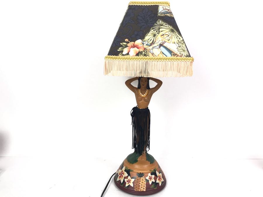Hula Girl Table Lamp - LJE [Photo 1]