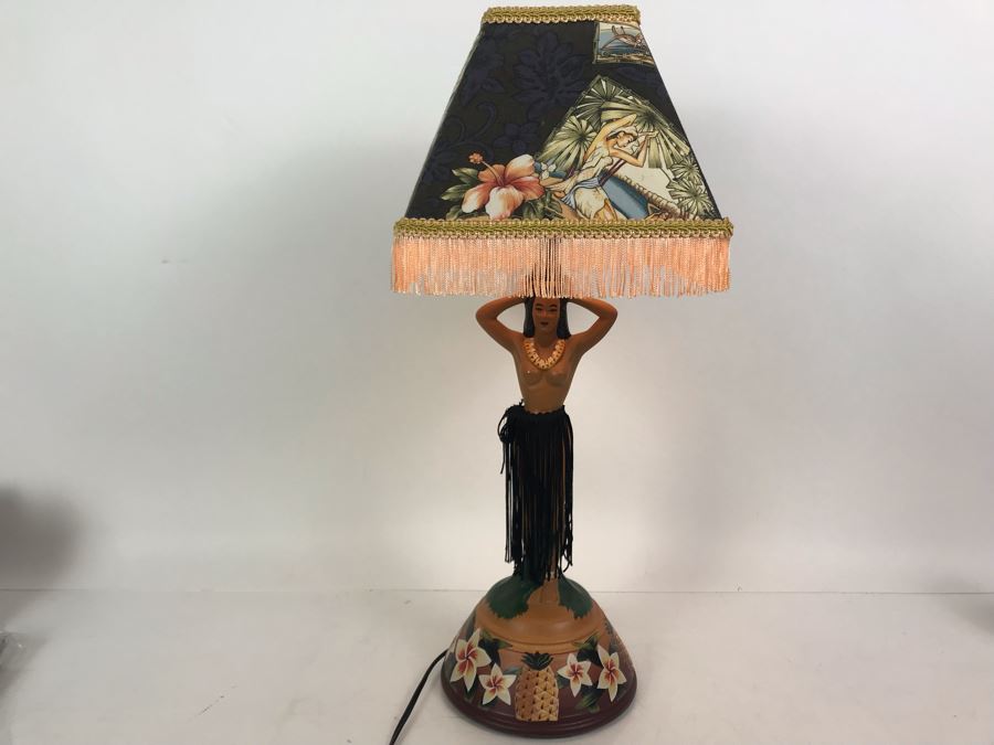 Hula Girl Table Lamp - LJE [Photo 3]