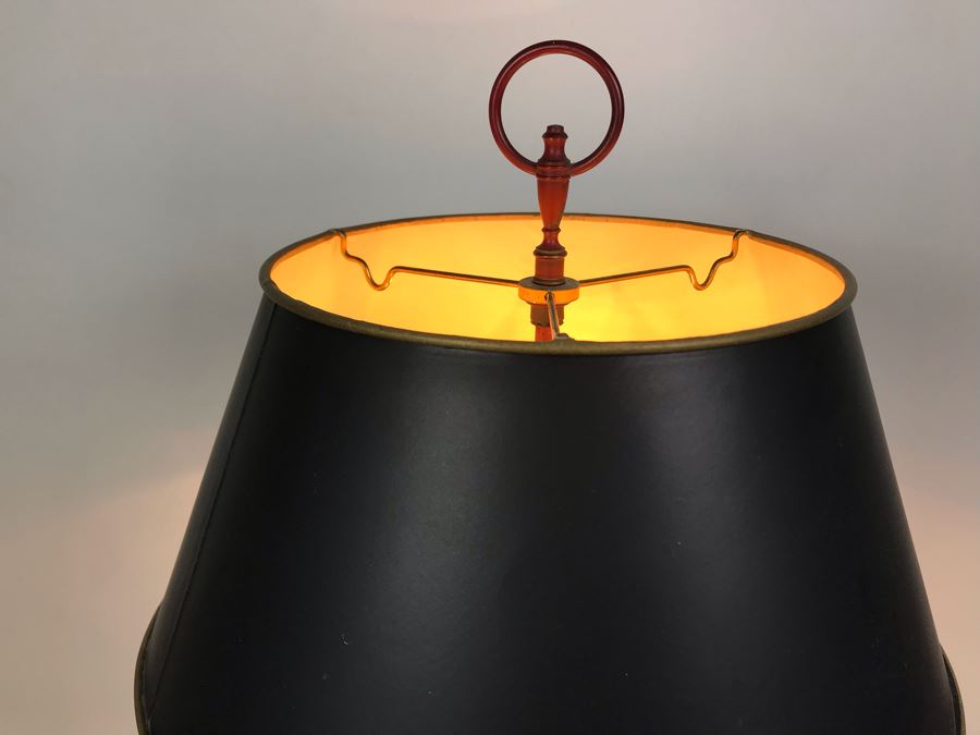 Vintage Painted Metal 3-Light Table Lamp - LJE [Photo 6]
