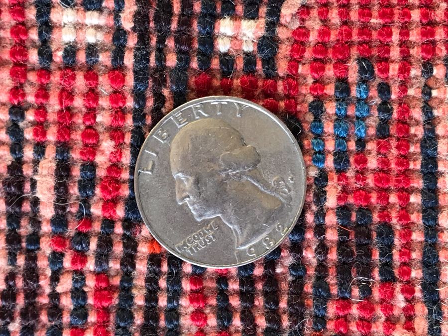 Vintage Hand Woven Iranian Persian Area Rug 100% Virgin Lamb Wool Pile 7 X 5 [Photo 17]