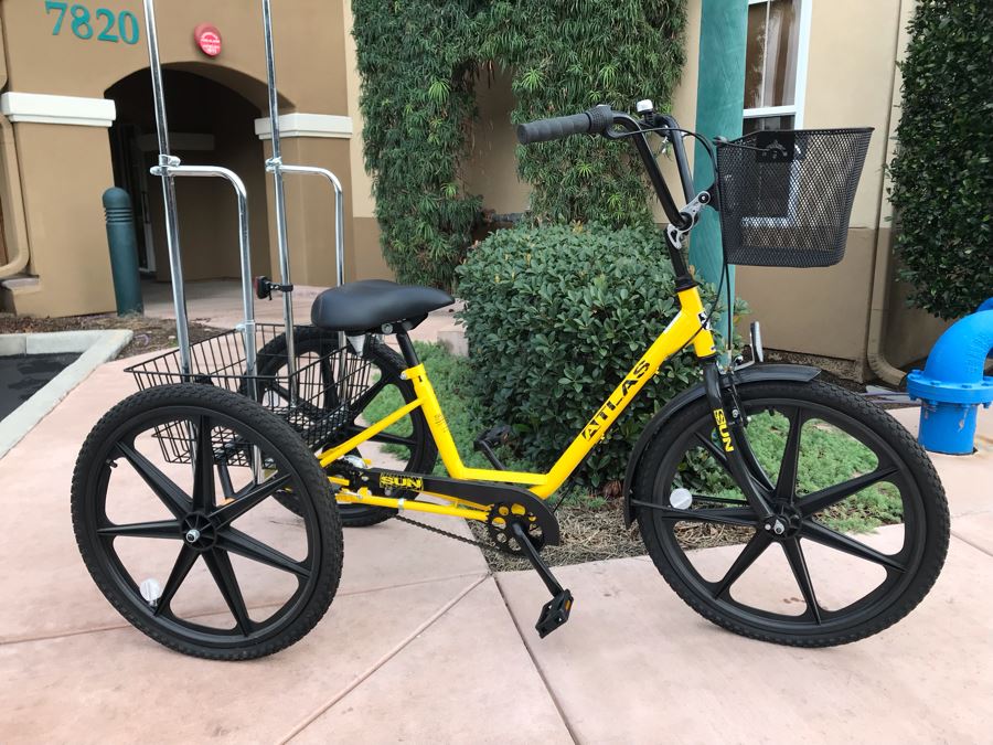 JUST ADDED - Atlas Cargo Trike Tricycle By Sun Bicycles Rarely Used Retails $570 [Photo 4]