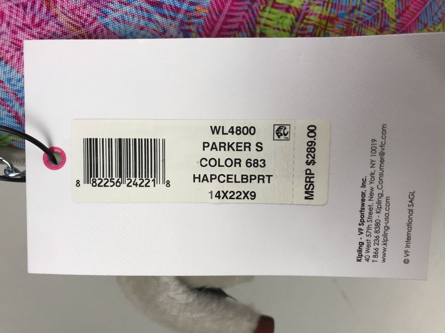 JUST ADDED - New With Tags Kipling Rolling Luggage Retails $289 [Photo 4]