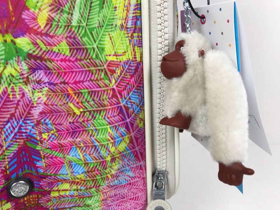 JUST ADDED - New With Tags Kipling Rolling Luggage Retails $289 [Photo 8]