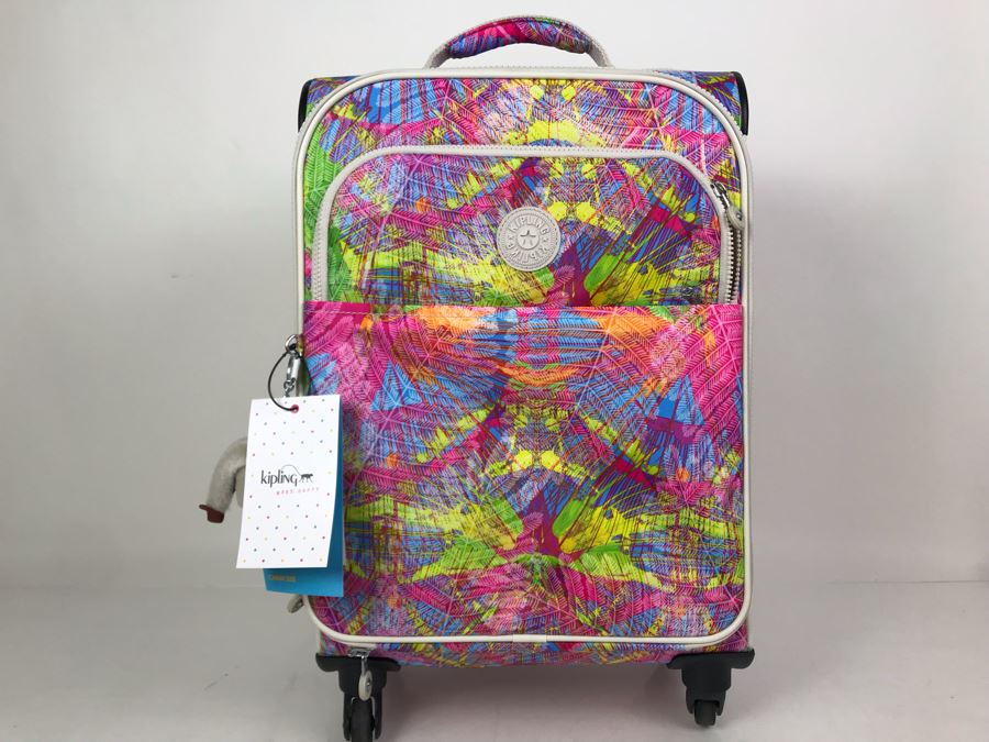 JUST ADDED - New With Tags Kipling Rolling Luggage Retails $289