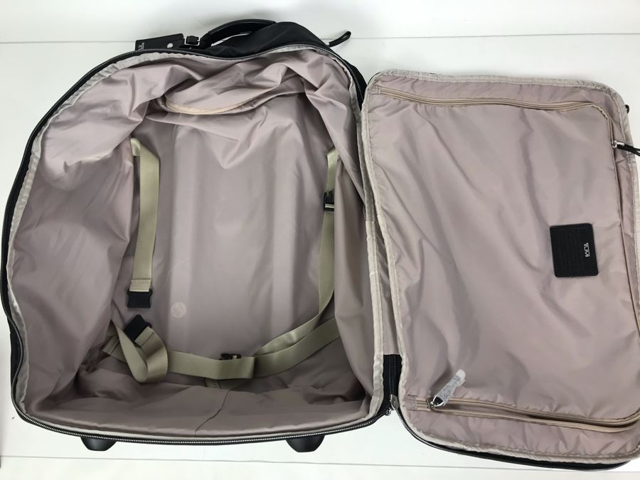 JUST ADDED - Like New TUMI High End Black Rolling Luggage [Photo 5]